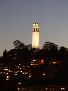 Evening, Coit Tower